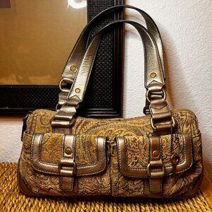VTG Fossil Tapestry Handbag